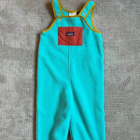 Patagonia Baby Synchilla® Toddler's / Kid's Fleece Overalls - Picture 2 of 4